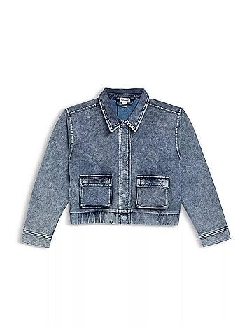 Splendid Kid's Cool Girl Jacket in Navy Multi (view 1)