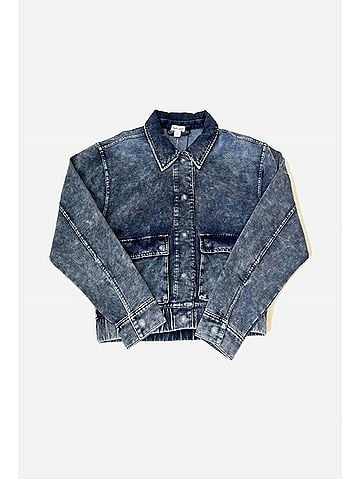 Splendid Kid's Cool Girl Jacket in Navy Multi (view 2)