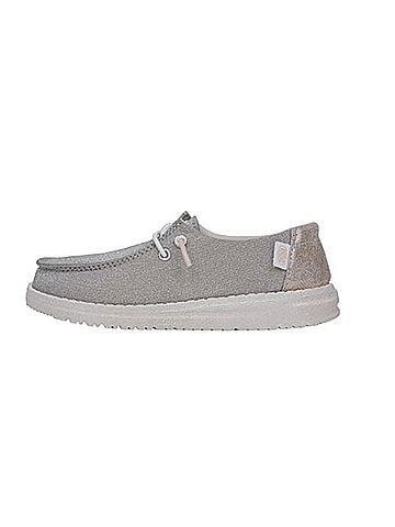 Hey Dude Kids Wendy Y Classic Moc Shoe 1 Mo in Nut (view 2)