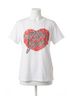 Chaser Graphic White Elton John Script Logo Heart Graphic Tee in White Size L - photo 1