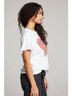 Chaser Graphic White Elton John Script Logo Heart Graphic Tee in White Size L - photo 3