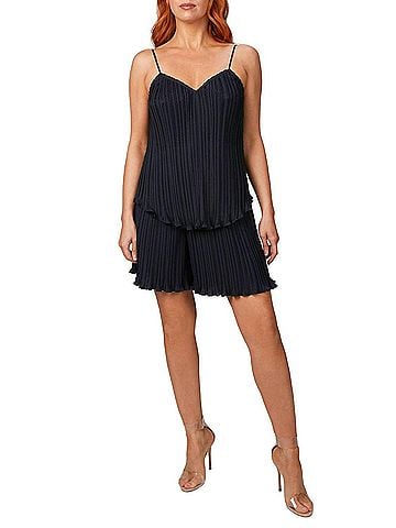 Rebecca Taylor Plisse Pleat Short (view 2)