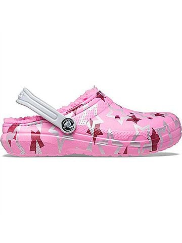 Crocs Kids' Classic Lined Disco Dance Party Clog (view 1)