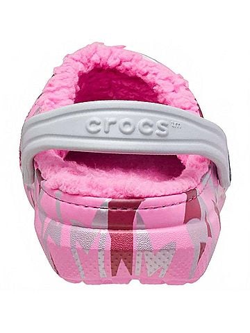 Crocs Kids' Classic Lined Disco Dance Party Clog (view 2)