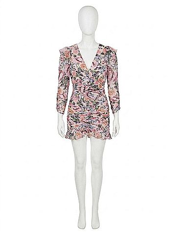Astr Kimbra Dress in Pink Multi Floral (view 1)