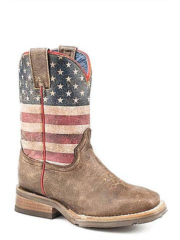 Roper Kid's Flag Boot (view 1)
