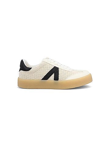 Mia Women's Axel Sneaker in Beige/Black (view 2)