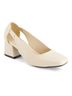 Andrea Multi Color Women's Square Toe Pumps Size 6 - photo 3