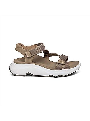 Aetrex Women's Marz Sandal in Taupe (view 1)