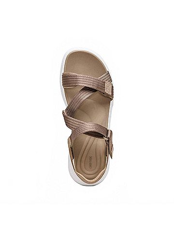 Aetrex Women's Marz Sandal in Taupe (view 2)
