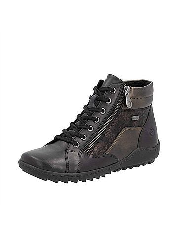 Remonte Women's Liv Leather Ankle Boots in Schwarz/Schwarz-Antique/Antik/Schwarz (view 2)