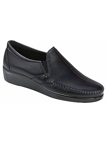 SAS Women's Dream Slip On Loafer in Black (view 2)
