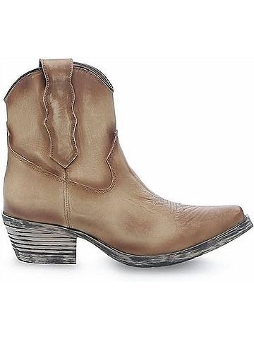 Corral Boots Women's Burnished Short Zip Cowgirl Boot (view 1)