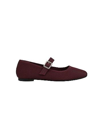 Mia Women's Brita Knit Mary Jane Shoes in Burgundy (view 2)