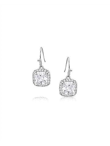 Montana Silversmiths Women's Sparkling Delight Dangle Earrings in Silver (view 1)