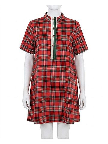 Entro Be Merry Dress in Red (view 1)