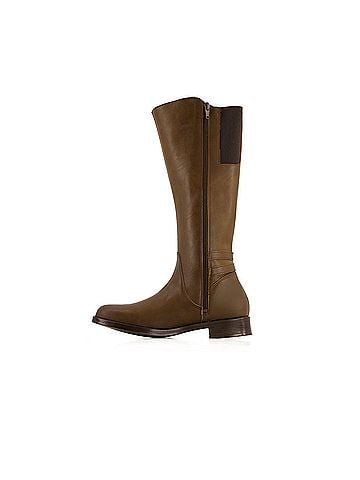 Andrea Women's Tall Riding Elastic Shaft Boots (view 2)