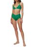 MSGM Green Ribbed Knit Logo-Hem Bra Size M - photo 2