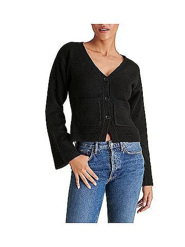Steve Madden Odelia Cardigan in Black (view 2)