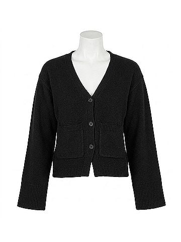 Steve Madden Odelia Cardigan in Black (view 1)