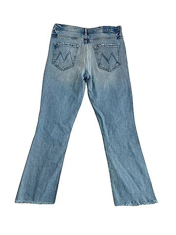 Mother Insider Crop Step Fray Jeans (view 2)