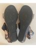 Sofft Silver Black Brown Sandals Size 9 - photo 3