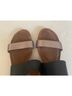 Sofft Silver Black Brown Sandals Size 9 - photo 7