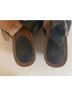 Sofft Silver Black Brown Sandals Size 9 - photo 4