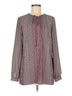 Etcetera 100% Polyester Stripes Multi Color Long Sleeve Blouse Size 8 - photo 1
