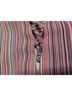 Etcetera 100% Polyester Stripes Multi Color Long Sleeve Blouse Size 8 - photo 5