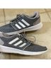 Adidas Gray White Sneakers Size 9 - photo 5