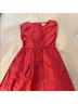 Crewcuts 100% Silk Red Casual Dress Size 14 - photo 14