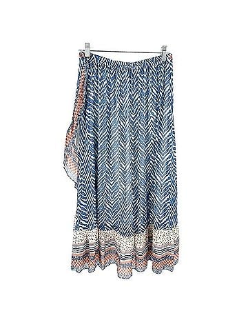 Anthropologie Verb By Pallavi Singhee Bailey Boho Ruffle Midi Skirt Casual Skirt (view 2)