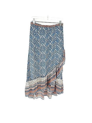 Anthropologie Verb By Pallavi Singhee Bailey Boho Ruffle Midi Skirt Casual Skirt (view 1)