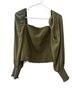 Gianni Bini 100% Polyester Green Short Sleeve Blouse Size L - photo 2