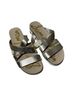Sam Edelman Snake Print Gold Sandals Size 7 1/2 - photo 1