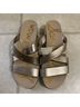 Sam Edelman Snake Print Gold Sandals Size 7 1/2 - photo 4
