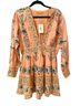 Oliphant Floral Multi Color Casual Dress Size M - photo 2