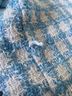 Jason Wu Checkered-gingham Blue White Coat Size 4 - photo 4