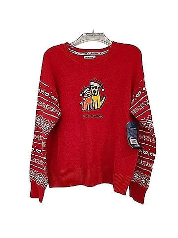 Life Is Good Pullover Sweater (view 1)