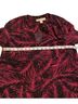 Michael Kors 100% Polyester Tropical Floral Pink Black Blouse Size S - photo 2