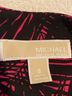 Michael Kors 100% Polyester Tropical Floral Pink Black Blouse Size S - photo 3