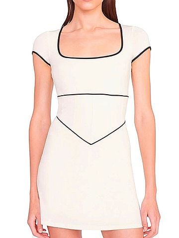STAUD Backspin Jersey Mini Active Dress (view 1)