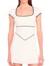 STAUD Ivory Black Active Dress Size L - photo 1
