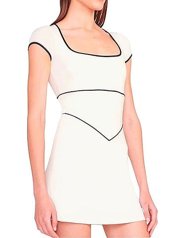 STAUD Backspin Jersey Mini Active Dress (view 2)