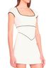 STAUD Ivory Black Active Dress Size L - photo 2