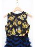 Sportmax Floral Black Blue Yellow Cocktail Dress Size 2 - photo 3