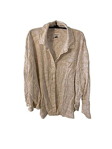 American Eagle Outfitters Long Sleeve Button-Down Shirt (view 1)