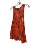 Hinge Floral Red Pink Sleeveless Top Size L - photo 2