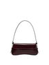Zara 100% Polyurethane 100% Polyester Burgundy Shoulder Bag One size - photo 1